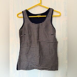 The limited Striped Navy and Cream Tank Top - Women